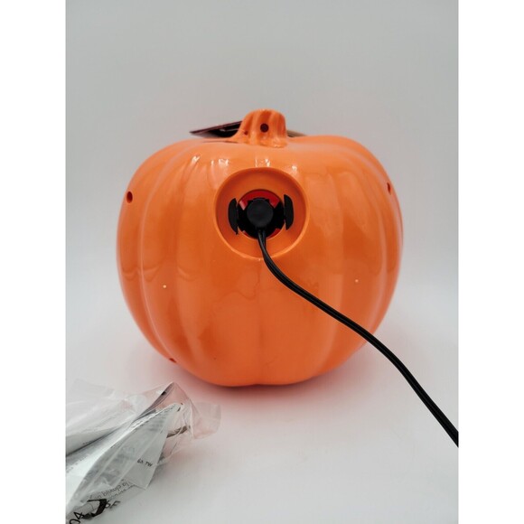 Disney Mickey Mouse Light Up Plastic Pumpkin Cut Out Profile Halloween Decor - Picture 5 of 9